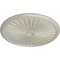 Ekena Millwork Leandros Ceiling Medallion (Fits Canopies up to 5"), 33 1/8"OD x 3 1/2"ID x 1 3/8"P, Flash Blue CM33LEFBS - alternate 2